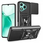 Defender Slide Case for Honor 400 Lite Black – Heavy Duty Armor