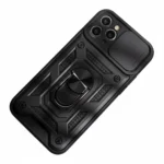 Defender Slide Rugged Case for Xiaomi Redmi 15 4G/5G EU, Black, Hybrid PC+TPU