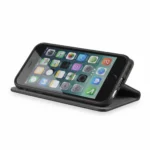 Smart Magnet Wallet Case for Xiaomi Redmi 15 4G/5G EU, Black Textured Folio
