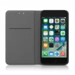 Smart Magnet Wallet Case for Xiaomi Redmi 15 4G/5G EU, Black Textured Folio