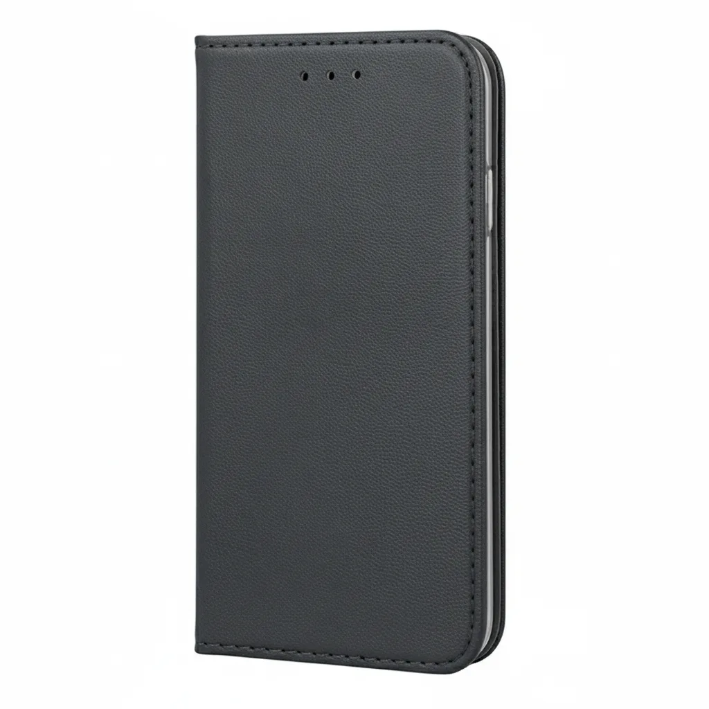 DF-ACC-CASE-0044-01 Smart Magnetic Wallet Case for Xiaomi Redmi 15 4G/5G EU, Black, PU Leather