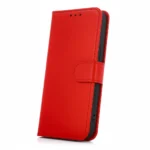 Red Smart Classic Wallet Case for Samsung Galaxy A17 4G/5G, Faux Leather