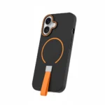 Loop Thin Mag Case for Samsung Galaxy A17 4G/5G, Black & Orange Grip