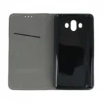 Smart Magnetic Wallet Case for Xiaomi Redmi 15C, Black PU Leather
