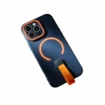 Loop Thin Mag iPhone 15 Case 6.1" Dark Blue with MagSafe Grip Strap