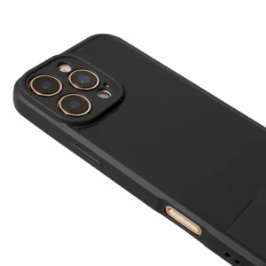 Carbon Fiber Texture Protective Case for iPhone 17 Pro Max, Black