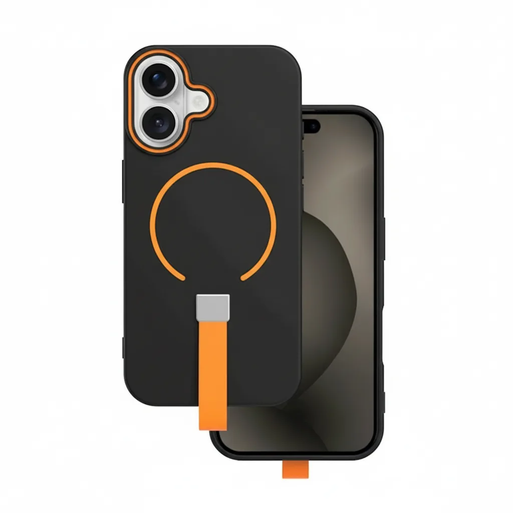 DF-ACC-CASE-0084-01 Loop Thin Mag iPhone 17 Pro Max Case, Matte Black, MagSafe & Strap