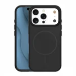 Silicone MagSafe Thin Case for iPhone 17 Pro Max, Matte Black, 6.9″