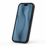 Silicone MagSafe Thin Case for iPhone 17 Pro Max, Matte Black, 6.9″