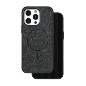 iPhone 17 Pro Max 6.9" MagSafe Glitter Case – Black Sparkle, Slim TPU