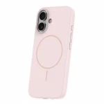 Silicone MagSafe Case for iPhone 16 Pro Max, Blush Pink, Slim Fit