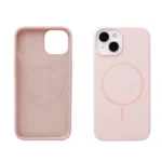 Silicone MagSafe Case for iPhone 16 Pro Max, Blush Pink, Slim Fit