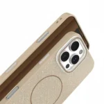 Glitter MagSafe Thin Case for iPhone 16 Pro Max, Champagne Gold