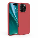 Etteri Watermelon Pink Silicone Case for iPhone 16 Pro Max 6.9"