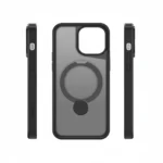 Etteri MagSafe Matte Ring Case for iPhone 16 Pro Max, Black, 6.9"