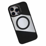 Fusion Mag MagSafe Case for iPhone 15 6.1" – Black Geometric Design