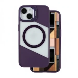 Fusion Mag iPhone 17 Case 6.3'' – Purple MagSafe Geometric Bumper