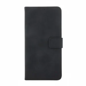Samsung Galaxy A32 4G Smart Velvet Black Wallet Case, Faux Leather