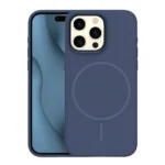 Deep Blue MagSafe Silicone Case for iPhone 15 Pro Max 6.7"