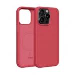 Etteri MagSafe Silicone Case for iPhone 15 Pro Max, Raspberry 6.7"