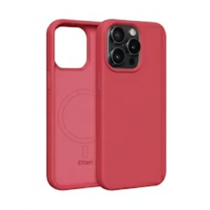 Etteri MagSafe Silicone Case for iPhone 15 Pro Max, Raspberry 6.7"