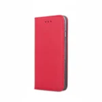 Smart Magnet Red Leather Flip Case for Realme 14x 5G/C75, Wallet Style