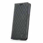 Samsung Galaxy A56 5G Black Folio Wallet Case – Smart Caro Checkered