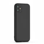 Matte Black Silicone Case for Xiaomi 15 – Slim Shockproof, Anti-Fingerprint