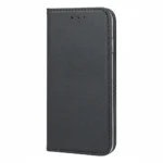 Smart Magnetic Wallet Case for Samsung Galaxy S26, Black PU Leather