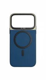 Blue and Brown MagSafe Retro Camera Case for iPhone 17 Pro Max