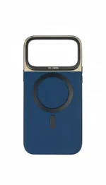 Blue and Brown MagSafe Retro Camera Case for iPhone 17 Pro Max