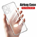 Crystal Clear Airbag Shockproof Case for Poco F4 GT & X4 GT