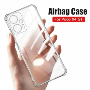 Crystal Clear Airbag Shockproof Case for Poco F4 GT & X4 GT