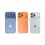 Custom iPhone Pro Look Case | Fits iPhone 13 Pro to 17 Pro Max | Apple Logo Cover