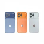 Orange iPhone 14 Pro Max Case – iPhone 17 Pro Look, Full Body Cover