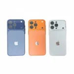 iPhone 16 Pro White Conversion Case with Apple Logo & Full Cover