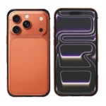 Rixus Crash Guard Case for iPhone 17 Pro Max – Orange