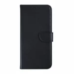 Rixus Luxury Bookcase for Xiaomi 17 Pro Max – Black Leather Flip Cover