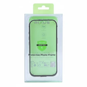 Rixus Crash Guard Case Silver for iPhone 17 Pro Max – Metal Bumper