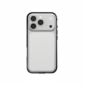 Rixus Crash Guard Metallic Bumper Case for iPhone 17 Pro Max Black
