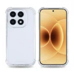 Rixus Transparent Anti-Burst Case for Xiaomi 17, Shockproof Bumper