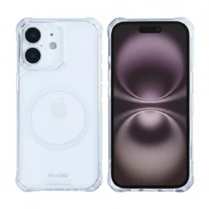 Rixus Armor-X MagSafe Anti-Shock Clear Case for iPhone 17