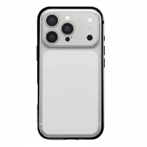 Rixus Crash Guard Case for iPhone 17 Pro – Silver, Hybrid Bumper