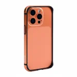 Rixus Crash Guard Metallic Orange Case for iPhone 17 Pro – Premium Bumper