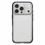 Rixus Crash Guard Hybrid Case for iPhone 17 Pro, Light Grey