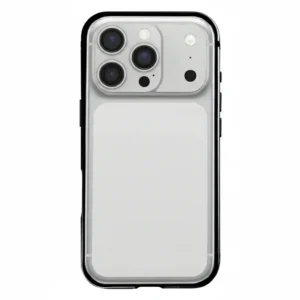 Rixus Crash Guard Hybrid Case for iPhone 17 Pro, Light Grey