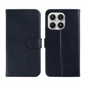 Rixus Xiaomi 17 Black Bookcase – PU Leather Wallet Folio Case