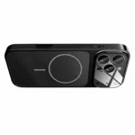iPhone 17 Pro Max Matte Glass MagSafe Case with Full Lens Protection, Black