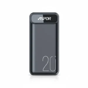 ASPOR A396 PD 20000mAh Power Bank, 22.5W Fast Charge, Black