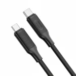XO NB-Q265B USB-C to USB-C PD 60W Silicone Cable, 1m, Black
